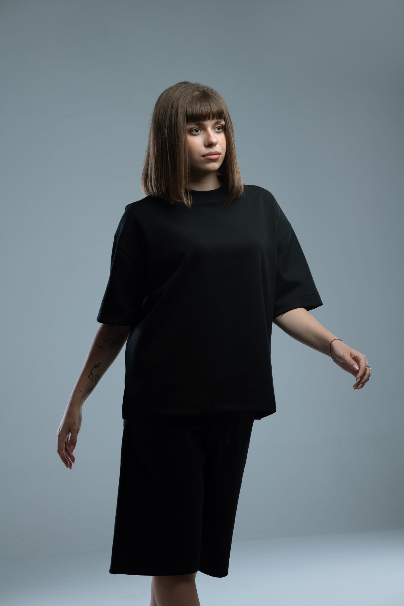 INTERLOCK BASIC BOXY FIT TSHIRT Black - Image 9
