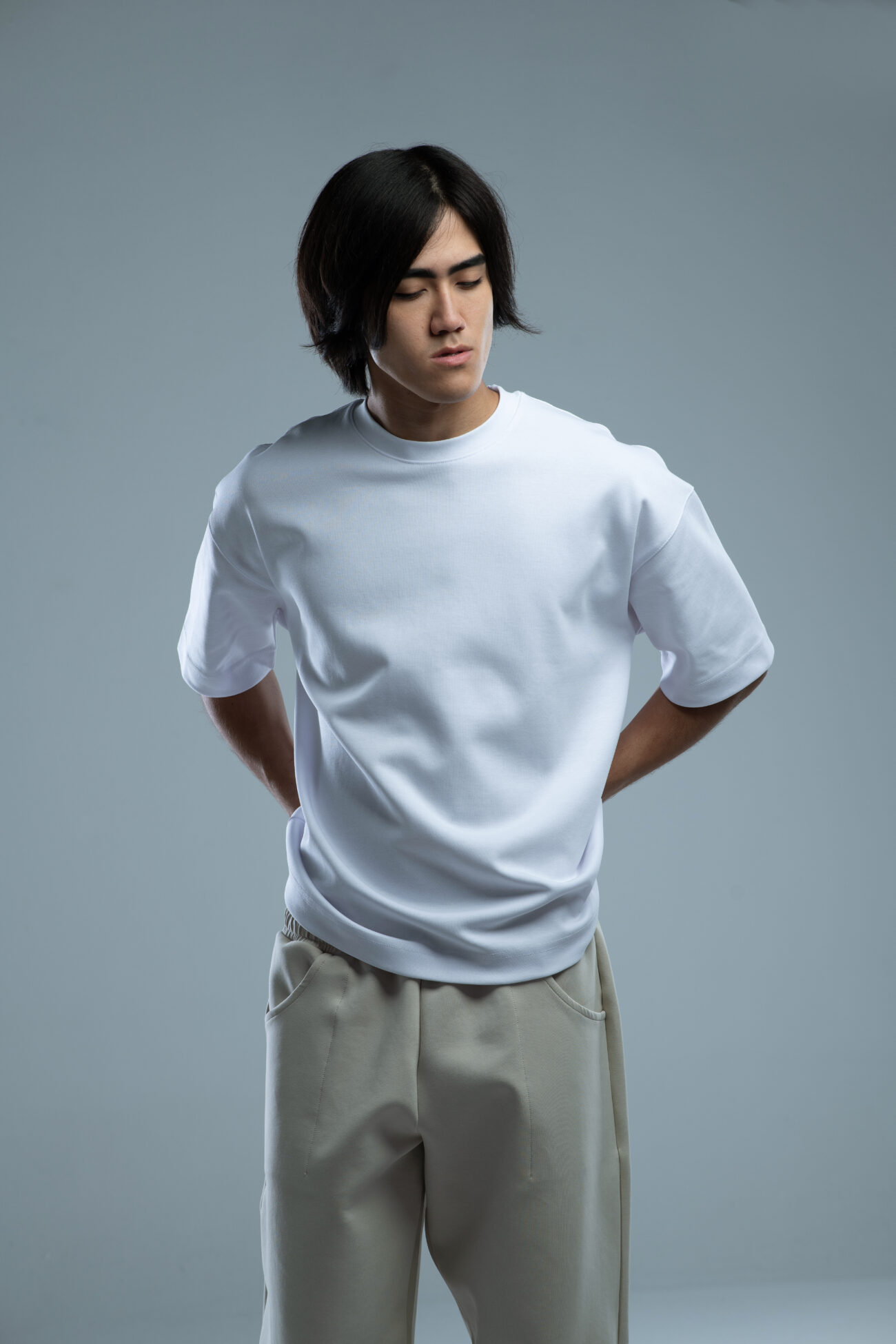 INTERLOCK BASIC BOXY FIT TSHIRT white - Image 3