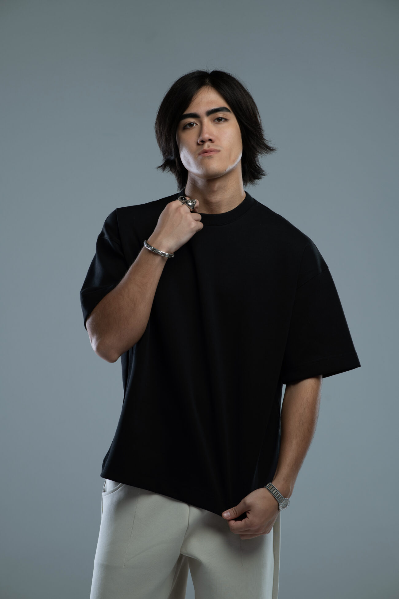 INTERLOCK BASIC BOXY FIT TSHIRT Black - Image 3