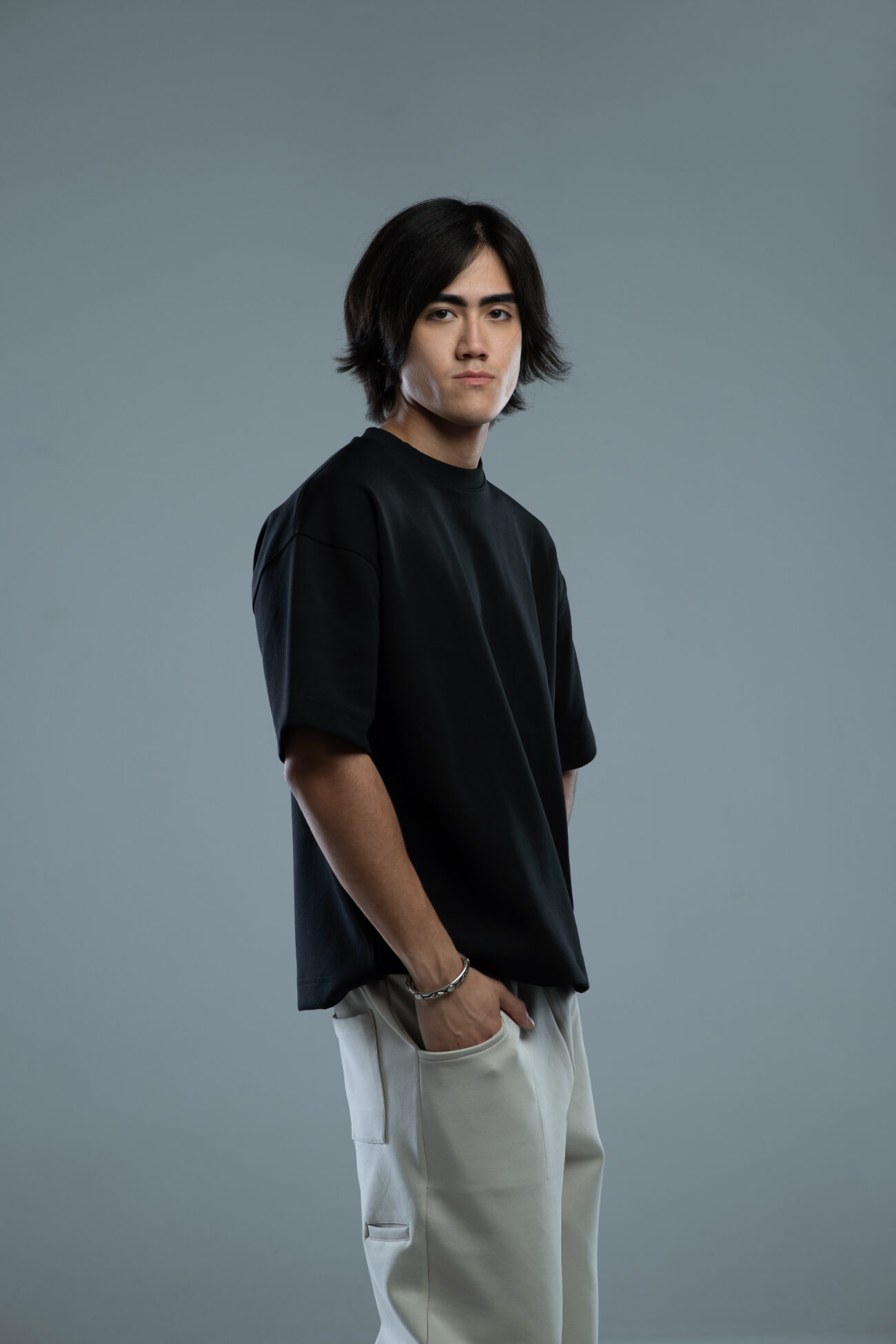 INTERLOCK BASIC BOXY FIT TSHIRT Black - Image 4