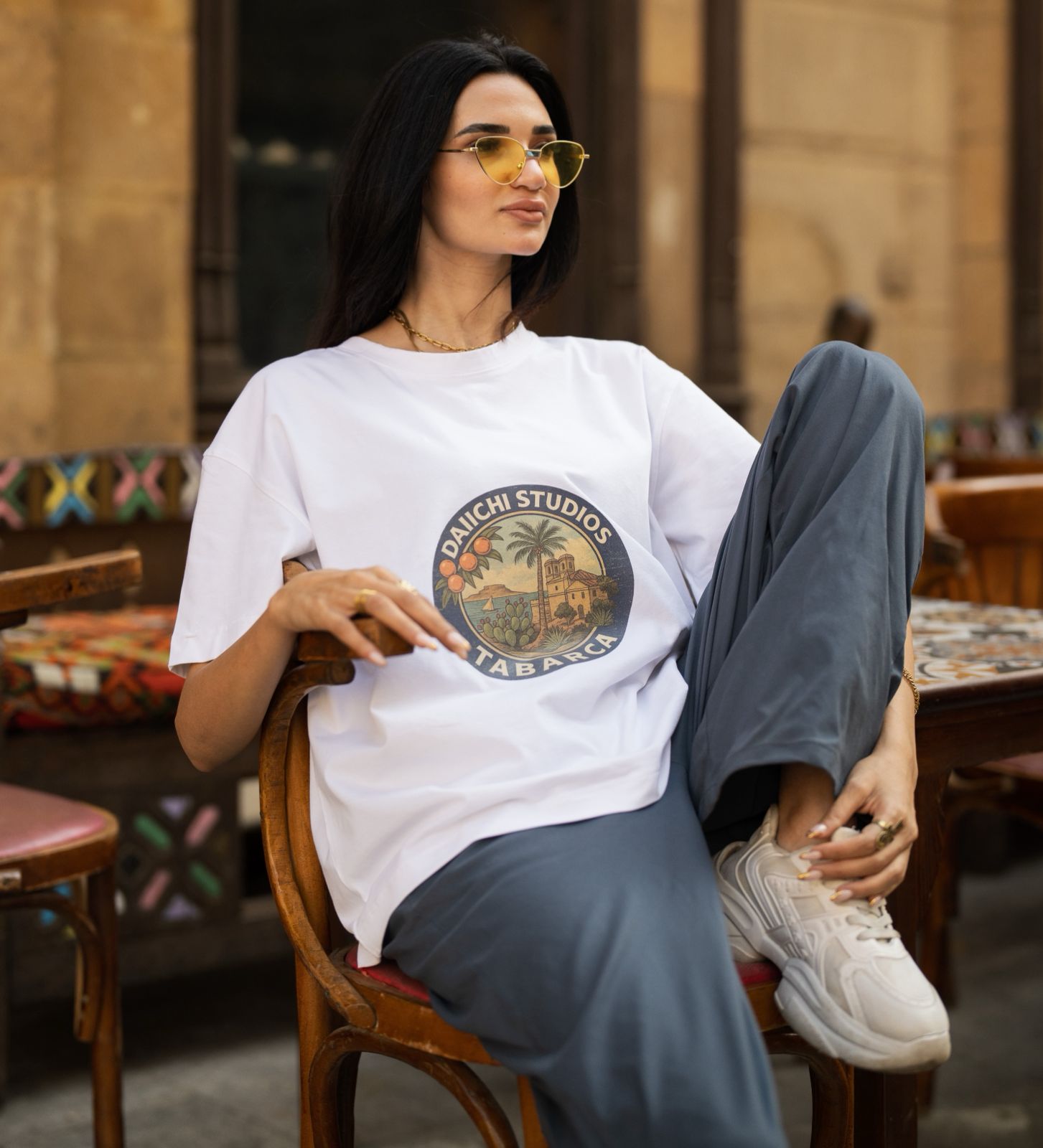 DAIICHI™ Studios Tabarca Oversized Unisex T-Shirt - Image 2