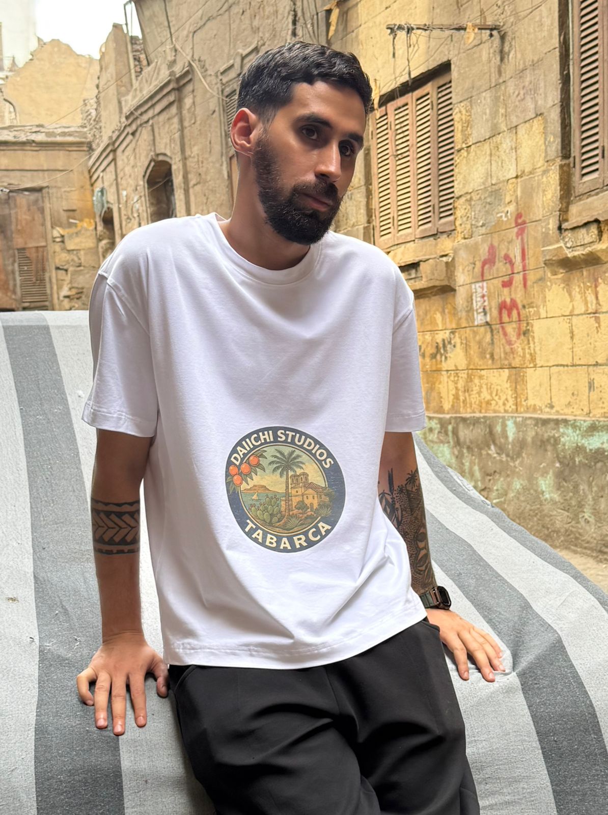 DAIICHI™ Studios Tabarca Oversized Unisex T-Shirt - Image 3