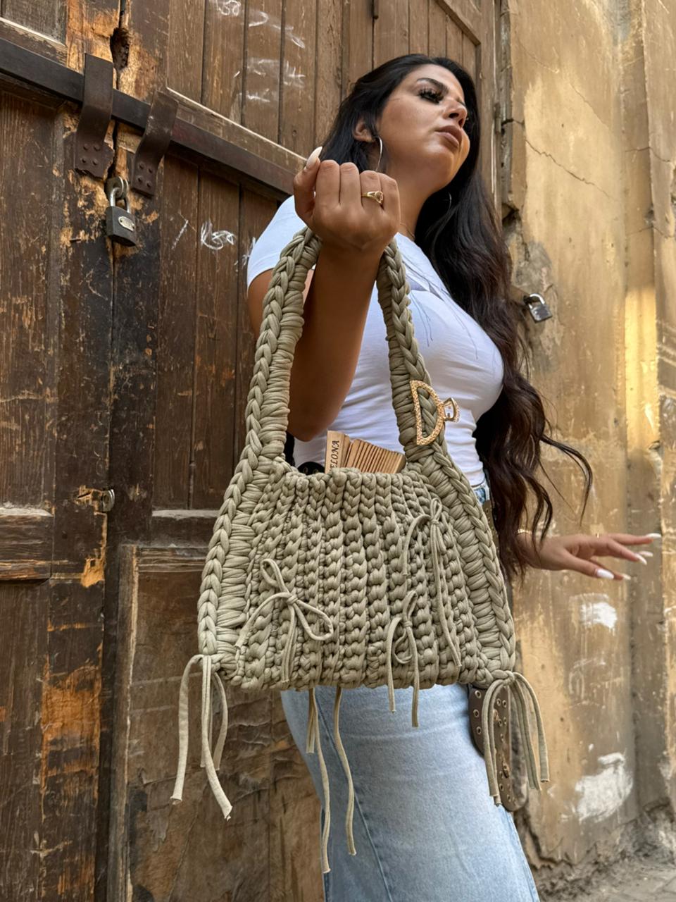DAIICHI™ Summer Rope Handle Shoulder Bag