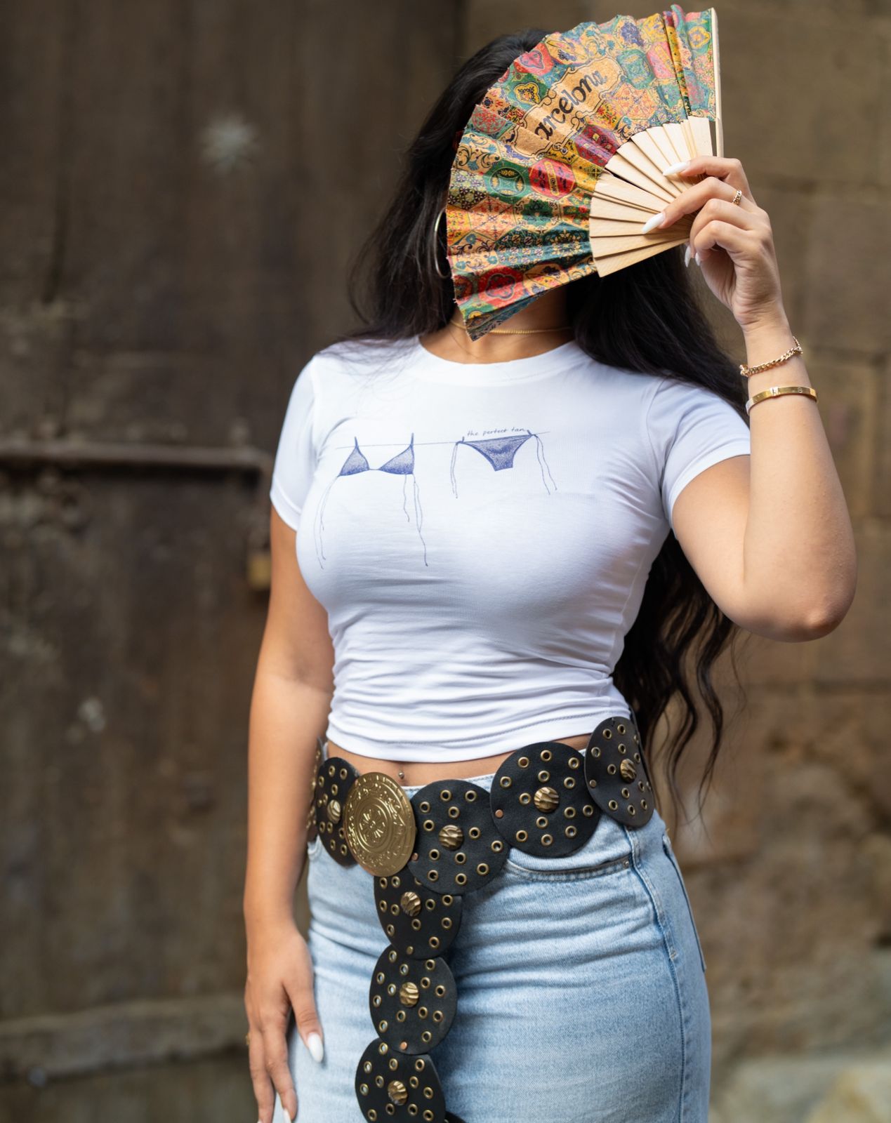 DAIICHI™ “The Perfect Tan” Cropped Graphic Tee